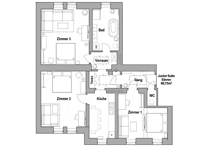 Junior Eleven Apartment